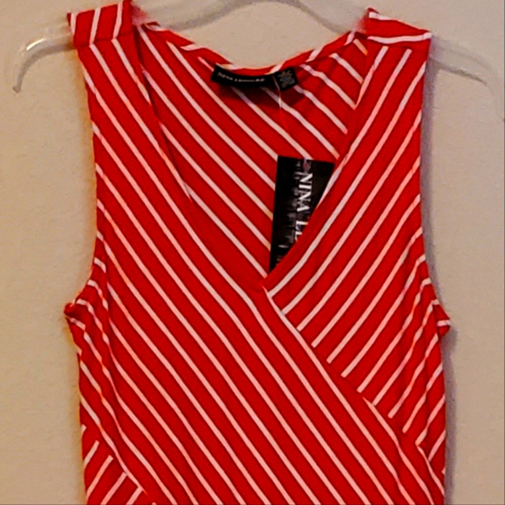 Long striped dress (Petite and Junior  small size)